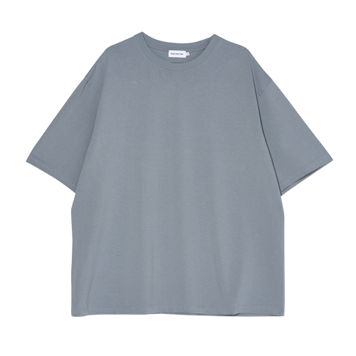 (2023 S/S)  Relaxed Short Sleeved T-shirts (Light Blue)