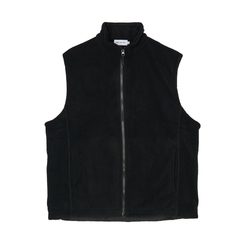 Relaxed Fleece Vest (Black)