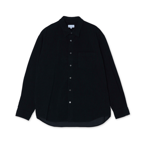 [2/22 예약배송] Relaxed Corduroy Shirts (Black)