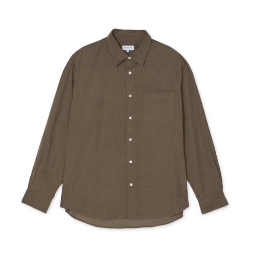 Relaxed Corduroy Shirts (Camel)